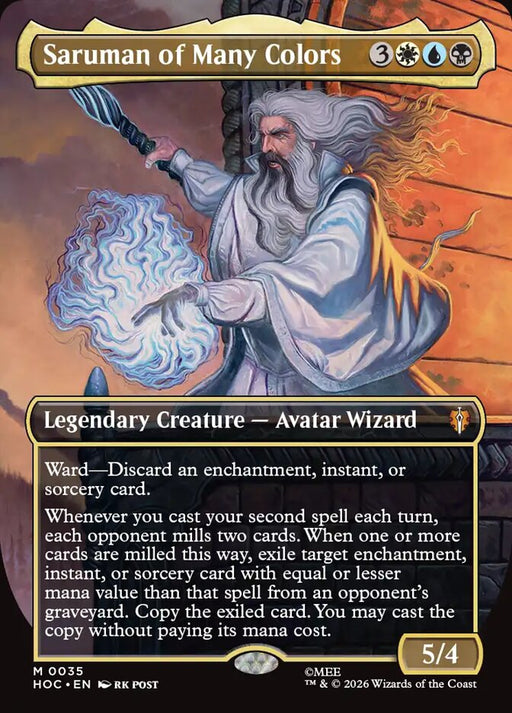 Saruman of Many Colors - Borderless (Foil)