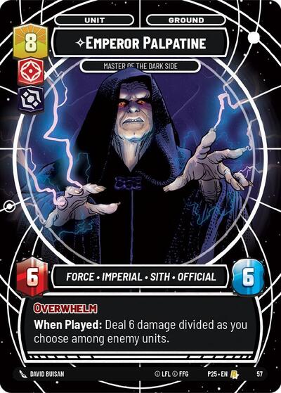 Emperor Palpatine - Master of the Dark Side - Foil