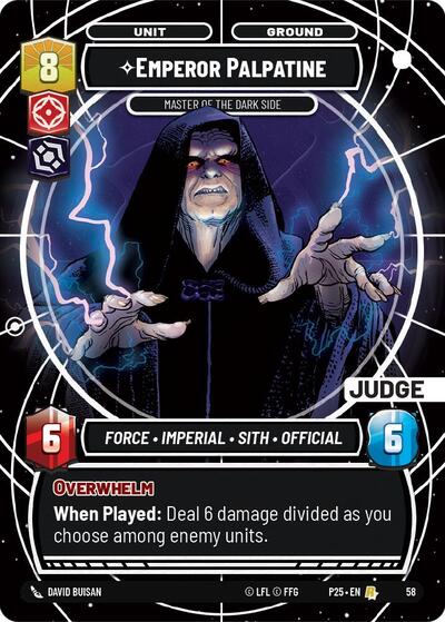 Emperor Palpatine - Master of the Dark Side - Foil