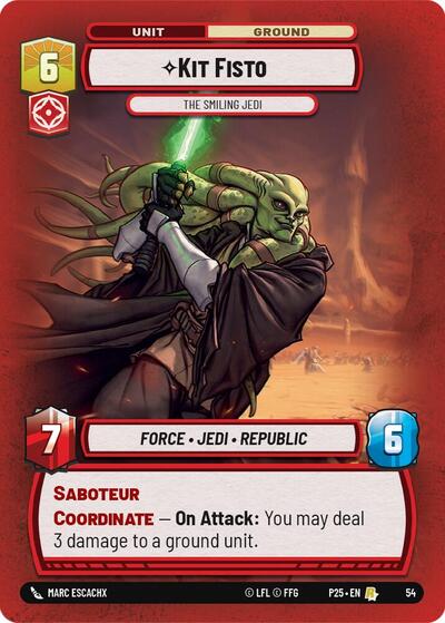 Kit Fisto - The Smiling Jedi  - Foil