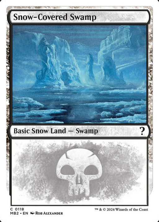 Snow-Covered Swamp - Snow