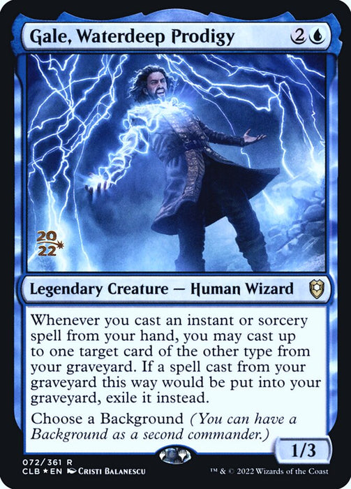 Gale, Waterdeep Prodigy - Legendary (Foil)