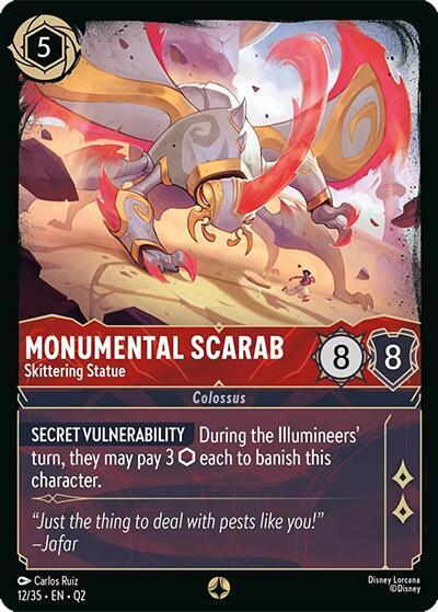 Monumental Scarab - Skittering Statue - Foil