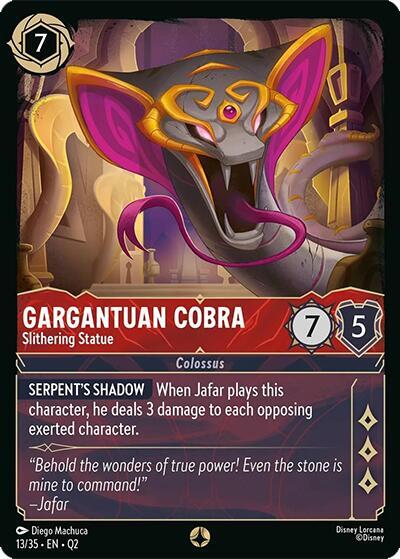Gargantuan Cobra - Slithering Statue - Foil