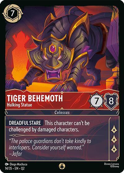 Tiger Behemoth - Hulking Statue - Foil