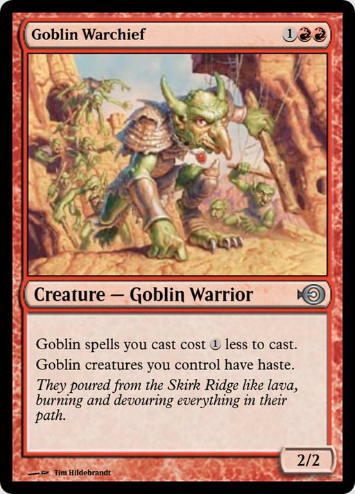 Goblin Warchief (Foil)