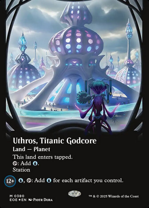 Uthros, Titanic Godcore - Borderless - Showcase - Extended Art (Foil)
