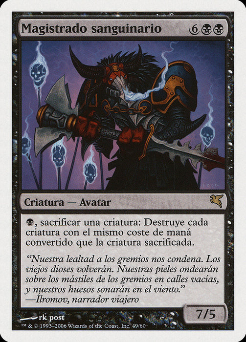 Magistrado sanguinario - Sanguine Praetor