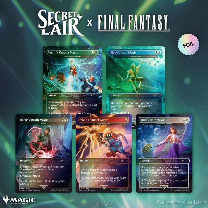 Secret Lair Drop: Secret Lair x Final Fantasy : Grimoire - Rainbow Foil Edition