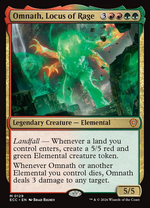 Omnath, Locus of Rage - Legendary