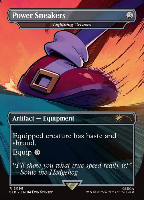 Power Sneakers - Lightning Greaves - Borderless (Foil)