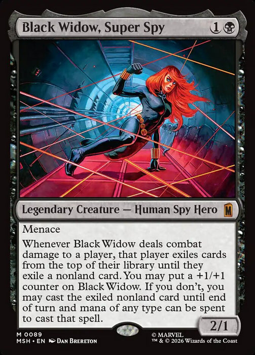Black Widow, Super Spy - Legendary (Foil)