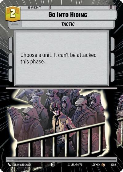 Go Into Hiding  (Hyperspace) - Foil