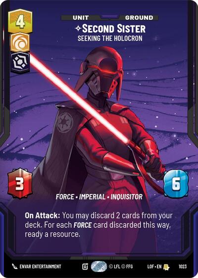 Second Sister - Seeking the Holocron  (Prestige)