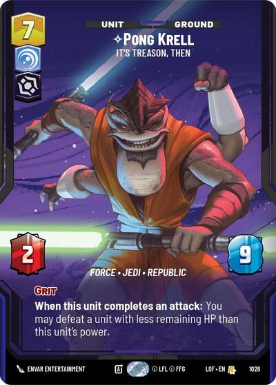 Pong Krell - It's Treason, Then  (Prestige)