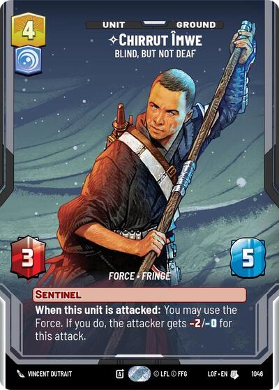 Chirrut Imwe - Blind, but not Deaf  (Prestige)