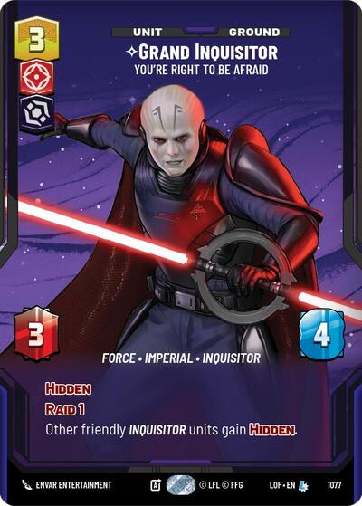 Grand Inquisitor - You're Right to Be Afraid (Prestige) - Foil