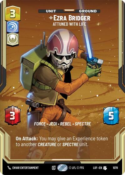 Ezra Bridger - Attuned With Life (Prestige) - Foil