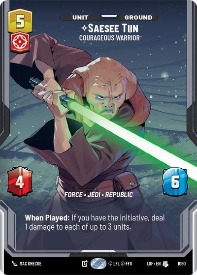 Saesee Tiin - Courageous Warrior  (Prestige) - Foil