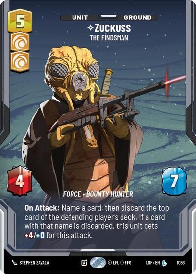 Zuckuss - The Findsman  (Prestige) - Foil