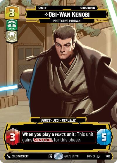 Obi-Wan Kenobi - Protective Padawan (Prestige) - Foil