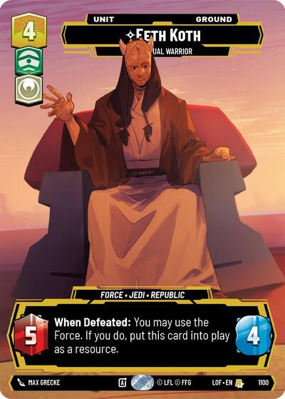 Eeth Koth - Spiritual Warrior  (Prestige) - Foil