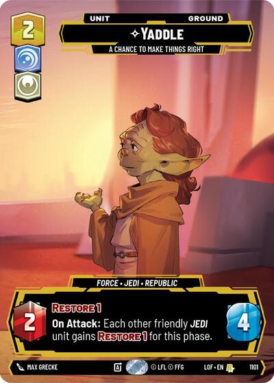 Yaddle - A Chance To Make Things Right (Prestige) - Foil
