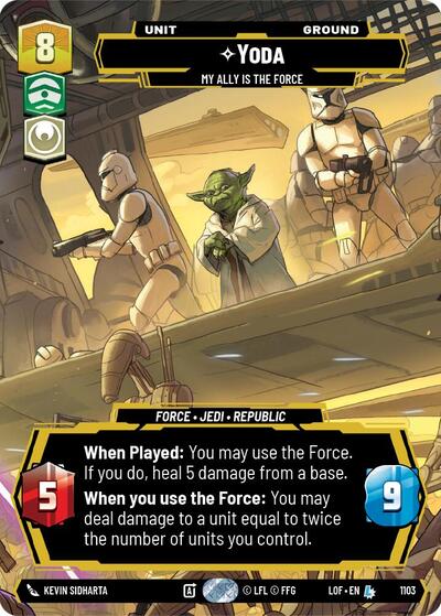 Yoda - My Ally is the Force (Prestige) - Foil