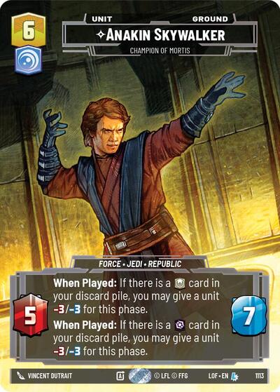 Anakin Skywalker - Champion of Mortis (Prestige) - Foil