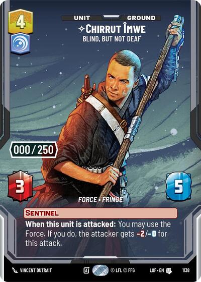 Chirrut Imwe - Blind, but not Deaf  (Serialized)