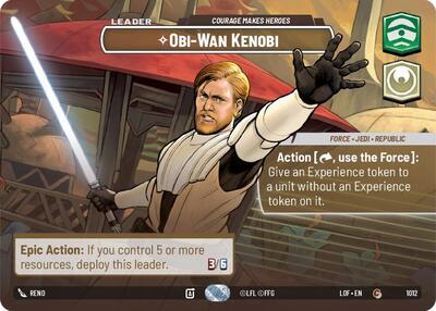 Obi-Wan Kenobi - Courage Makes Heroes  (Showcase)