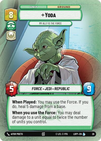 Yoda - My Ally is the Force - Foil