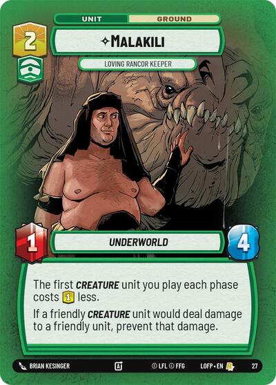 Malakili - Loving Rancor Keeper - Foil
