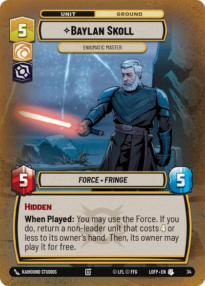 Baylan Skoll - Enigmatic Master - Foil