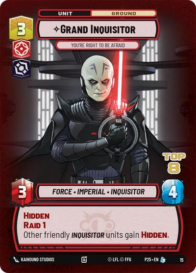 Grand Inquisitor - You're Right to Be Afraid (Top 8) - Foil