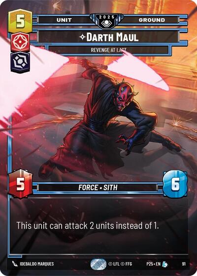 Darth Maul - Revenge At Last 