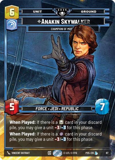 Anakin Skywalker - Champion of Mortis - Foil