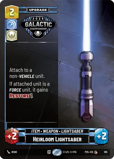 Heirloom Lightsaber