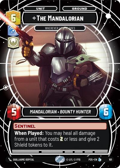 The Mandalorian - Wherever I Go, He Goes - Foil