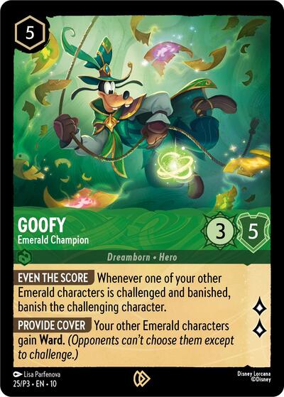 Goofy - Emerald Champion - Foil