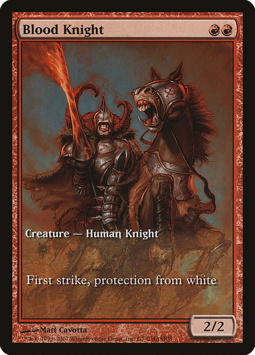 Blood Knight - Full Art - Inverted