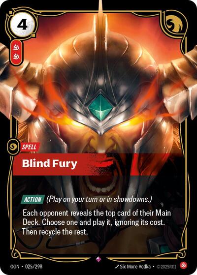 Blind Fury - Foil
