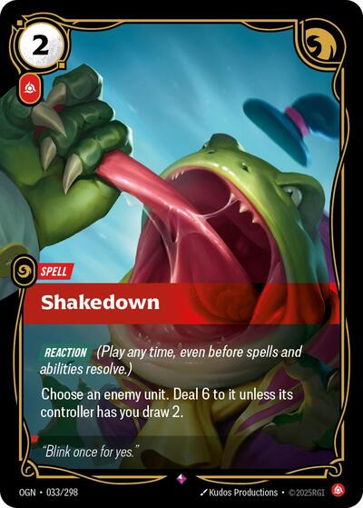 Shakedown - Foil