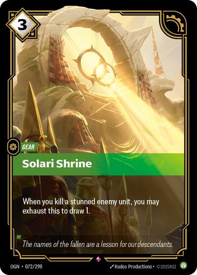 Solari Shrine - Foil