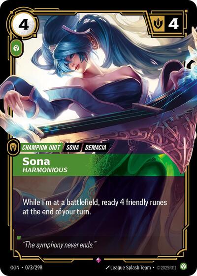 Sona - Harmonious - Foil