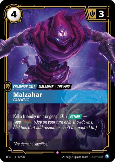 Malzahar - Fanatic - Foil