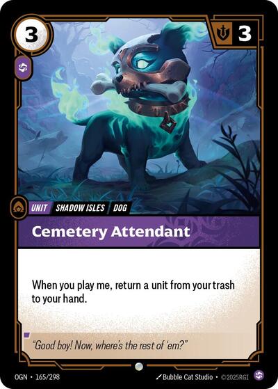 Cemetery Attendant - Foil