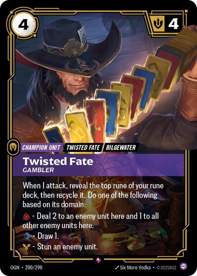 Twisted Fate - Gambler - Foil