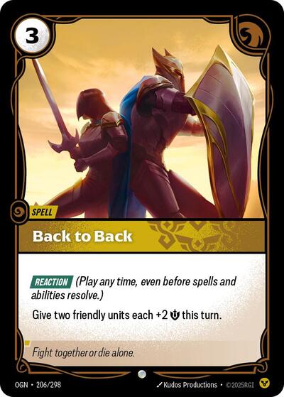 Back to Back