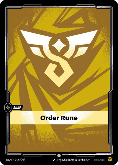 Order Rune - Foil
